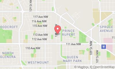 map, Sentinel Storage - Edmonton Westmount (Self-Serve)