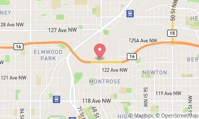 map, North Point Motors - Concessionnaire automobile à Edmonton (AB) | AutoDir