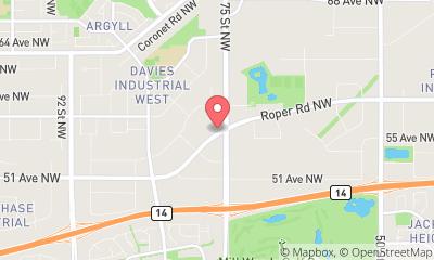 map, Lube City Head Office - Changement huile à Edmonton (AB) | AutoDir