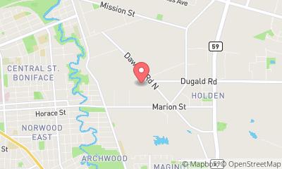map, Gerdau Metals Recycling - Winnipeg