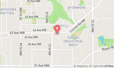 map, Edmonton R V Service - Achat de VR à Edmonton (AB) | AutoDir