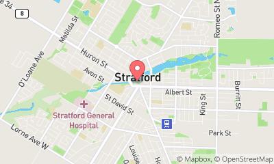 map, Location de VR Avon Pedal Boat Rentals and River Cruise à Stratford (ON) | AutoDir