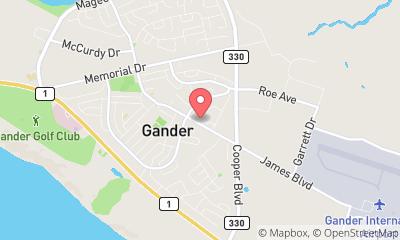 map, Location long terme Enterprise Rent-A-Car à Gander (NL) | AutoDir