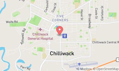 map, Great Canadian Oil Change - Chilliwack Alexander Ave.