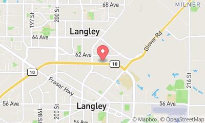 map, Traveland RV Langley BC