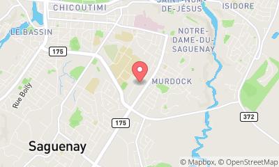 map, Motorcycle Repair Docteur du Pare-Brise in Chicoutimi (QC) | AutoDir