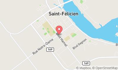 map, Location Sauvageau inc.