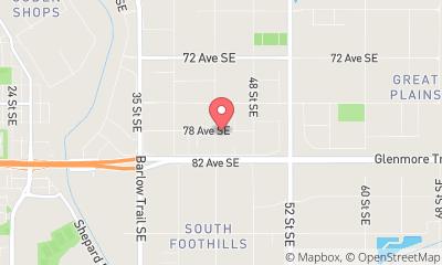 map, Service de remorquage Big Rig Towing and Recovery à Calgary (AB) | AutoDir