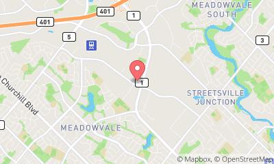 map, Location long terme Enterprise Rent-A-Car à Mississauga (ON) | AutoDir