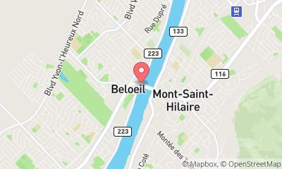 map, Service de remorquage Remorquage 24h Ville Beloeil à Beloeil (QC) | AutoDir