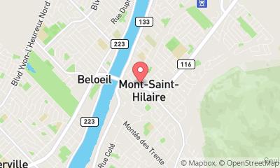 map, Towing Service Remorquage 24h Ville St-Hilaire in Mont-Saint-Hilaire (QC) | AutoDir