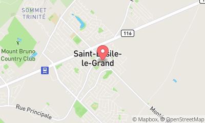 map, Towing St Bruno ( Saint-Basile-Le-Grand)