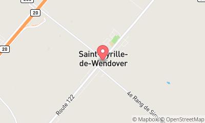 map, RONA Marché Bouvette Inc. / Saint-Cyrille-de-Wendover