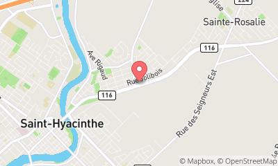 map, Tire Shop Garage Dubé in Saint-Hyacinthe (QC) | AutoDir