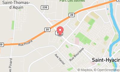 map, Atelier de réparation automobile Garage Pièces et Services - Angers Toyota St-Hyacinthe à Saint-Hyacinthe (QC) | AutoDir