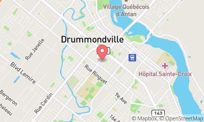 map, Motorcycle Parts NAPA Drummondville - Pièces d'auto GGM inc. in Drummondville (QC) | AutoDir