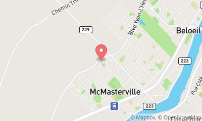 map, Changement huile Centre de Service Automobile Richard Adam à McMasterville (QC) | AutoDir