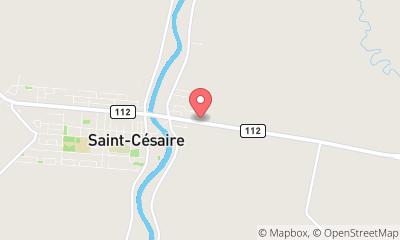 map, Auto Repair Garage Daniel Martin in Saint-Césaire (Quebec) | AutoDir