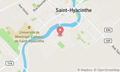 map, Atelier de réparation automobile Garage Jean Guy Inc - Uni-Pro - Saint Hyacinthe - Sainte Madeleine - Saint Pie à Saint-Hyacinthe (QC) | AutoDir