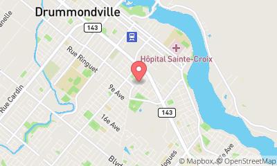 map, Tire Shop Vélo Laplante |Bicycles et Sports Laplante Inc. in Drummondville (QC) | AutoDir