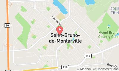 map, Service de remorquage REMORQUAGE ST-BRUNO à Saint-Bruno-de-Montarville (QC) | AutoDir