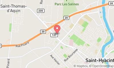 map, Towing Service Remorquage 24 Heures (Ville Saint-Hyacinthe) in Saint-Hyacinthe (QC) | AutoDir