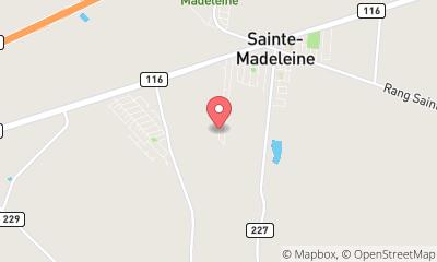 map, Service de remorquage REMORQUAGE STE-MADELEINE (St-Hilaire St-Hyacinthe) à Sainte-Madeleine (QC) | AutoDir