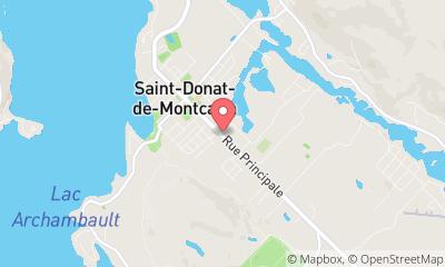 map, Location de bateau Location Marine St-Donat à Saint-Donat-de-Montcalm (QC) | AutoDir