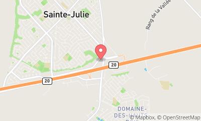 map, Auto Repair Monsieur Muffler Pneus et Mécanique in Sainte-Julie (QC) | AutoDir