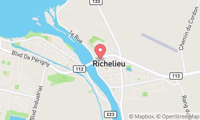 map, Atelier de réparation automobile AutoproRaymond.net à Richelieu (QC) | AutoDir