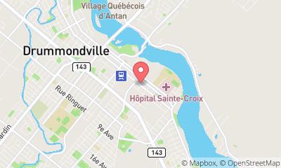 map, Magasin de pneus Studio Vélo -Boutique & Café Cycliste à Drummondville (QC) | AutoDir