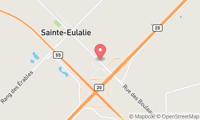 map, Tire Shop Trans-Pneu in Sainte-Eulalie (QC) | AutoDir
