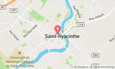 map, Tire Shop Point S - Courtemanche & Frères in Saint-Hyacinthe (QC) | AutoDir