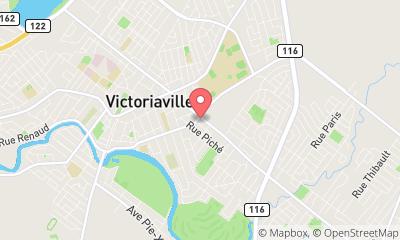 map, Auto Broker Lussier Dale Parizeau Assurances et services financiers in Victoriaville (Quebec) | AutoDir