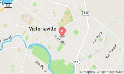 map, Courtier automobile Gérard Hamel Assurances Inc à Victoriaville (Quebec) | AutoDir