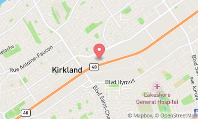 map, Magasin de pneus Canadian Tire à Kirkland (Quebec) | AutoDir