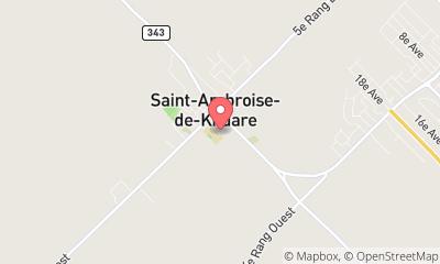 map, Towing Service Remorquage KLH in Saint-Ambroise-de-Kildare (QC) | AutoDir