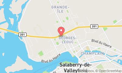 map, Auto Repair Valleyfield Auto Parts in Salaberry-de-Valleyfield (Quebec) | AutoDir