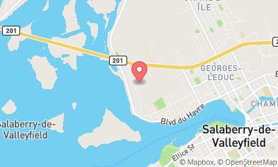 map, Tire Shop NAPA AUTOPRO - Brazeau Reparation Inc. in Salaberry-de-Valleyfield (QC) | AutoDir