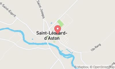 map, Auto Repair Garage Yvalain in Saint-Léonard-d'Aston (QC) | AutoDir