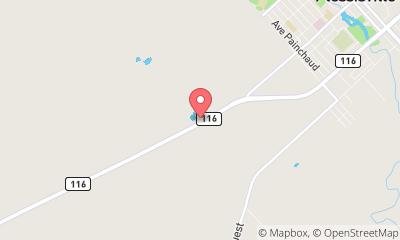 map, Towing Service Remorquage Desjardins Inc in Plessisville (QC) | AutoDir