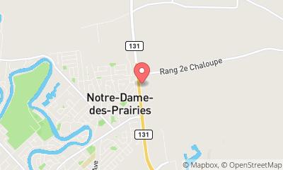 map, Courtier automobile La Turquoise, Cabinet en assurance de dommages à Notre-Dame-des-Prairies (QC) | AutoDir