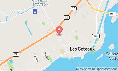 map, Réparation de camion Centre du Camion Potvin à Les Coteaux (Quebec) | AutoDir
