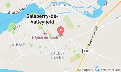 map, Auto Repair J.L Mobile Auto Service in Salaberry-de-Valleyfield (Quebec) | AutoDir