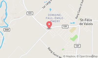 map, Atelier de réparation automobile Garage Rainville Robert à Saint-Félix-de-Valois (Quebec) | AutoDir