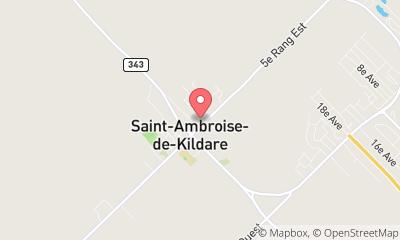 map, Atelier de réparation automobile MGB(mécanique garage Baril) à Saint-Ambroise-de-Kildare (QC) | AutoDir