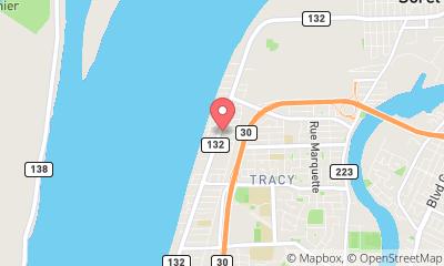 map, Service de remorquage Remorquages Et Transports Légers Inc à Sorel-Tracy (Quebec) | AutoDir