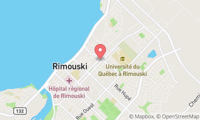 map, Tire Shop Garage Louis-Marie Saindon in Rimouski (QC) | AutoDir