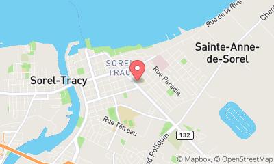 map, Tire Shop Entrepôt du Pneu - Pneu Select in Sorel-Tracy (QC) | AutoDir