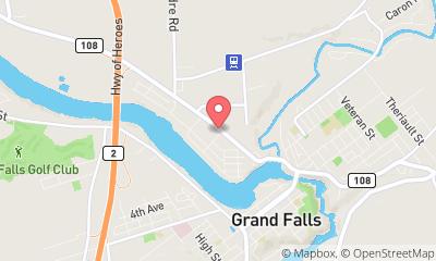 map, Truck Rental U-Haul Neighborhood Dealer in Grand Falls (NB) | AutoDir